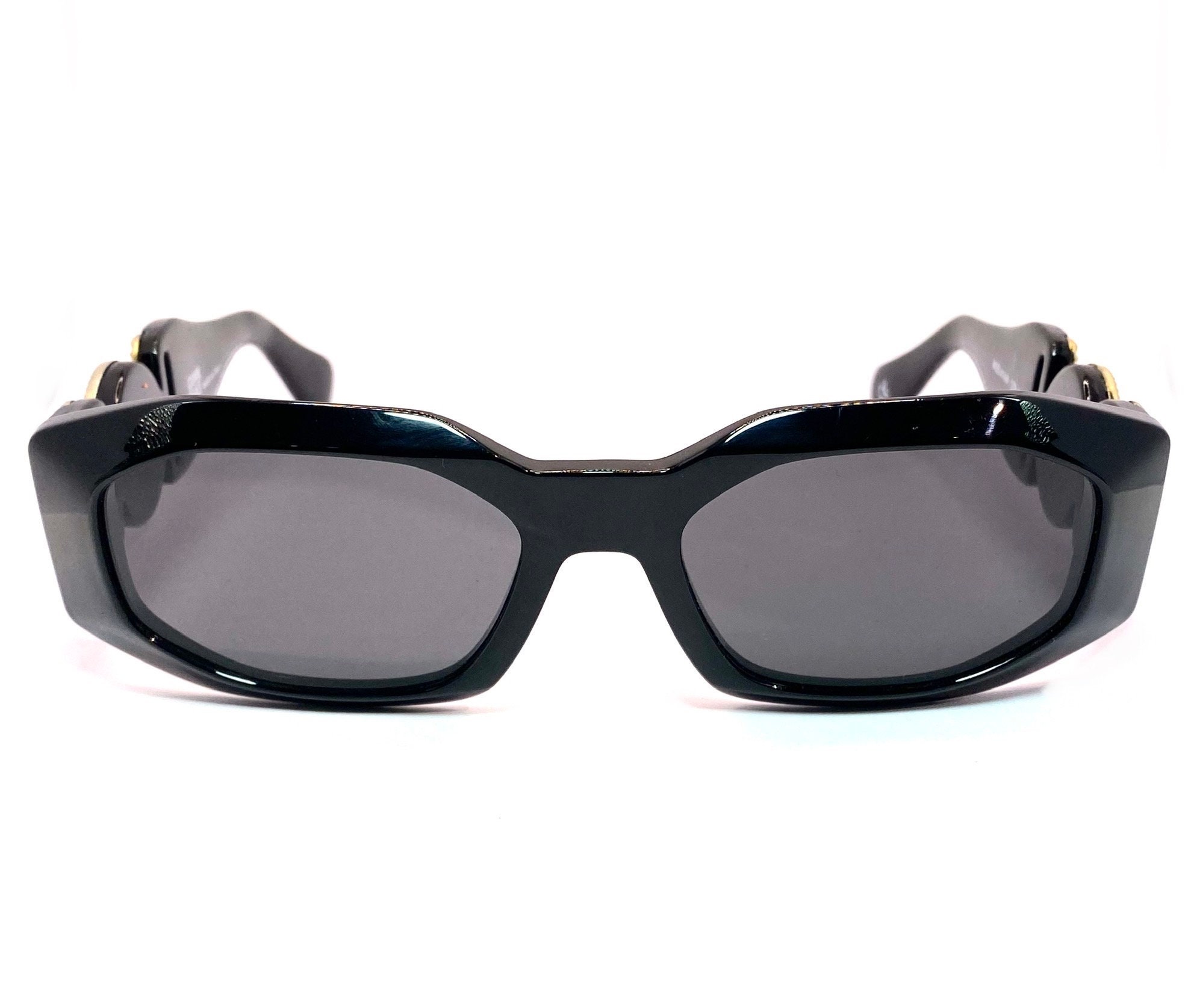 Gianni Versace 414-A the Original Biggie Sunglasses, Black W Gianni Versace 414-A the Original Biggie Sunglasses, Black W