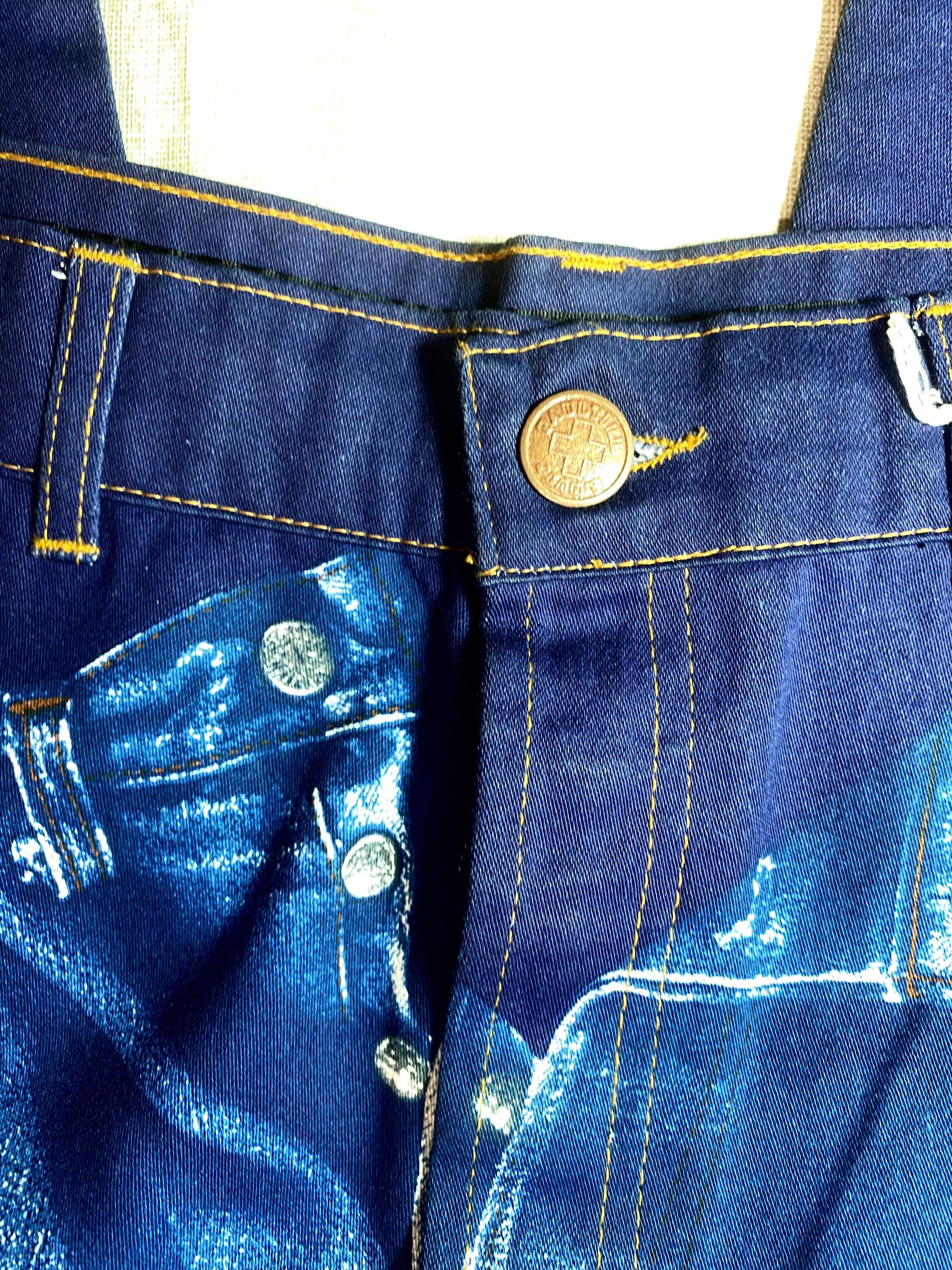 Jean Paul Gaultier Jean's 90s NOS Trompe L'oeil Conceptual