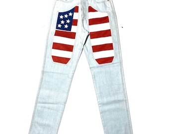 Pantalone Jeckerson Jeckerson Bandiera Americana Jeckerson 90s