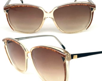 1970s Pierre Cardin Winged Sunglasses, Mod 60810 21007, Made in France 1970s Pierre Cardin Winged Sunglasses, Mod 60810 21007 - Etsy main image 4