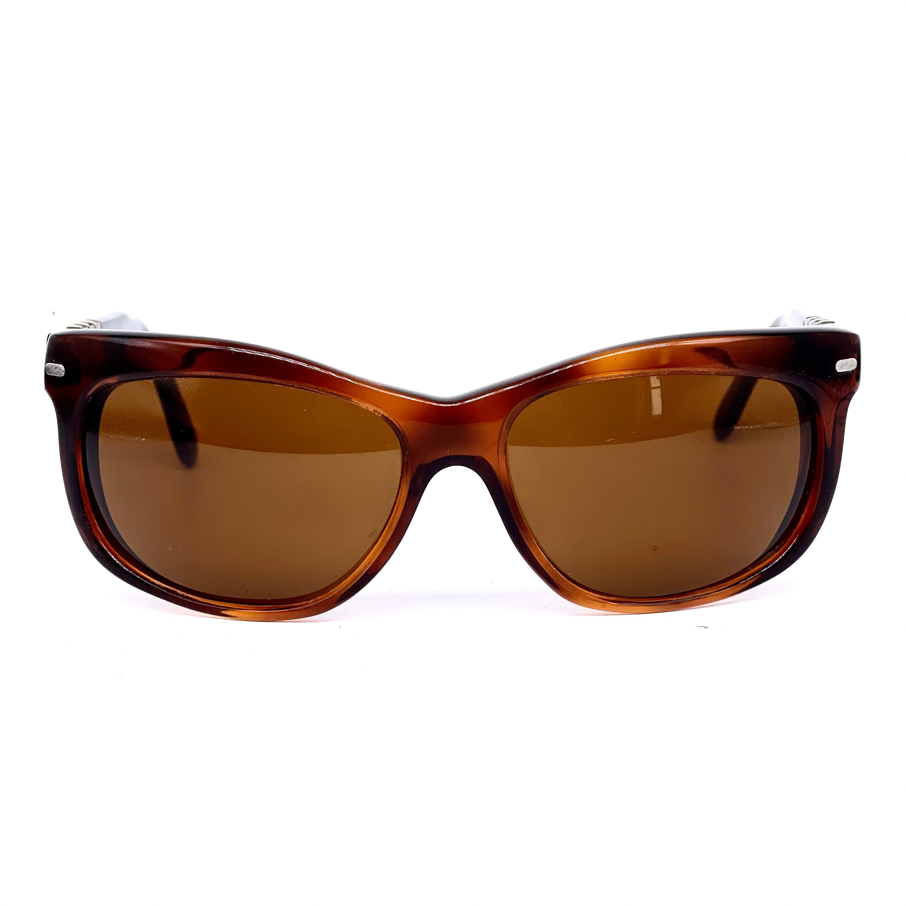 Persol Ratti 6602 Square Wrap Tortoise Sunglasses Hand Made in