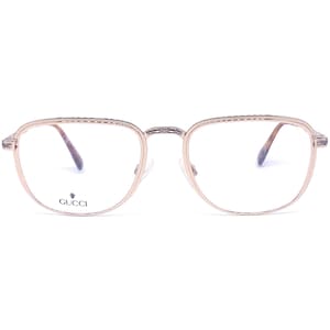 Gucci 1225 classy squared gold plated eyeglasses NOS 80s