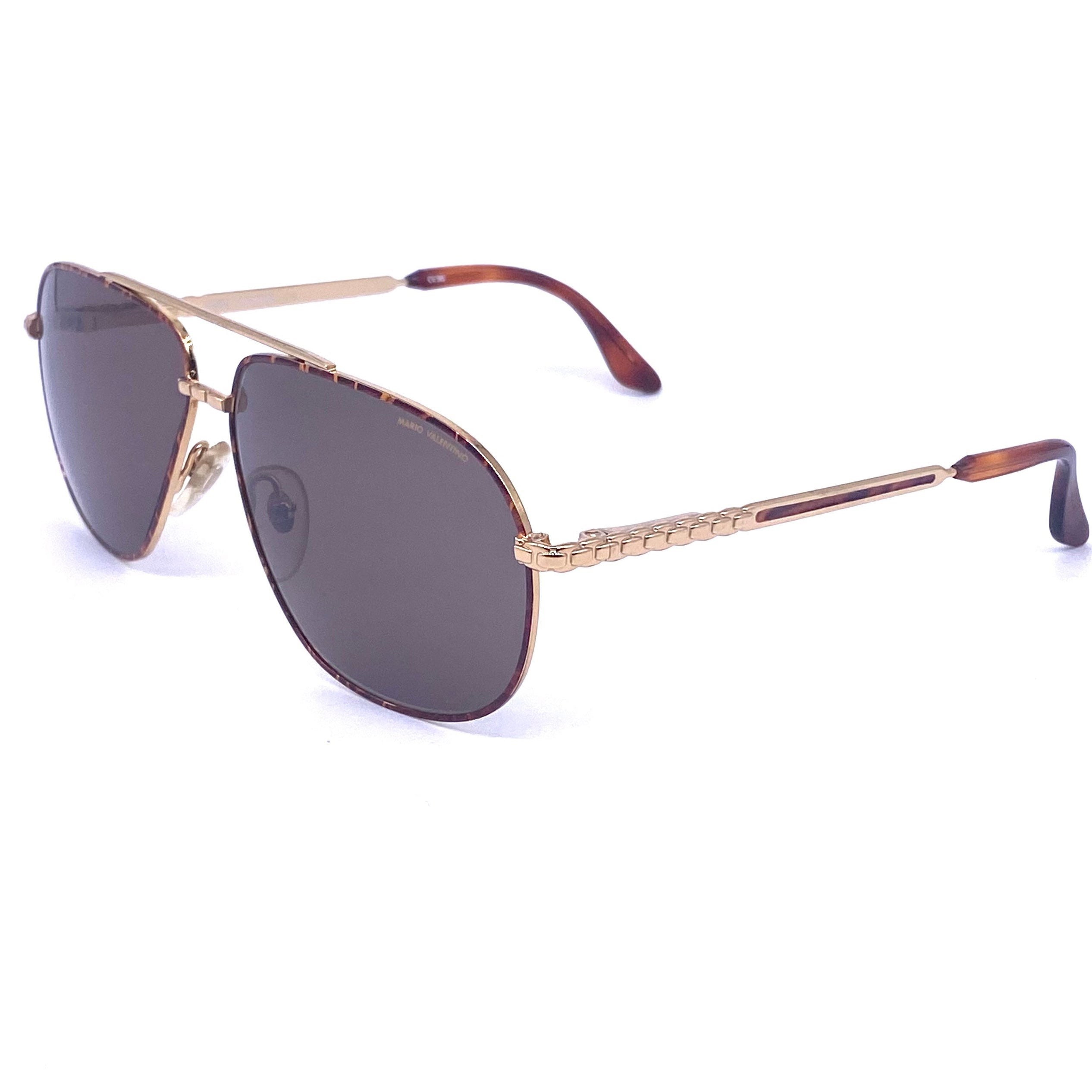 Mario Valentino Gold Sunglasses Rolex Temples & - Etsy Hong Kong