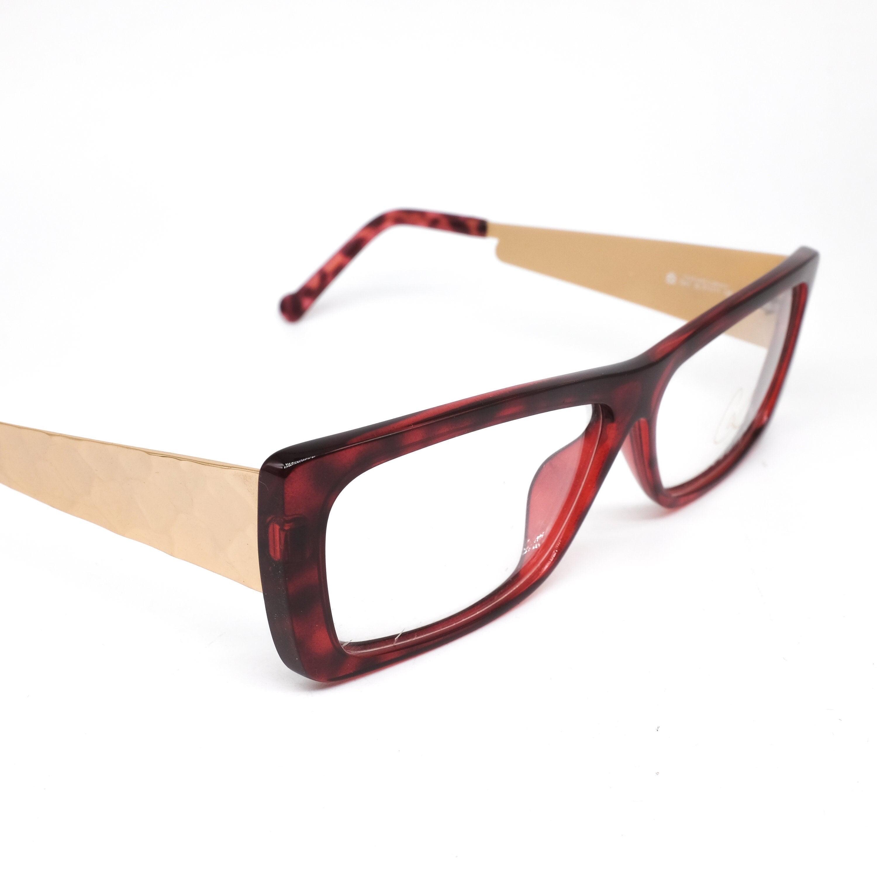 Christian Lacroix 7343 Square Red Tortoise Frames W Thick