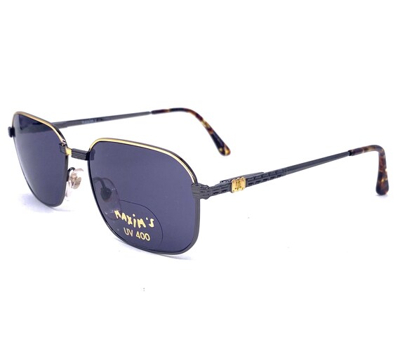 Maxim’s de Paris luxury rectangular metal sunglas… - image 8