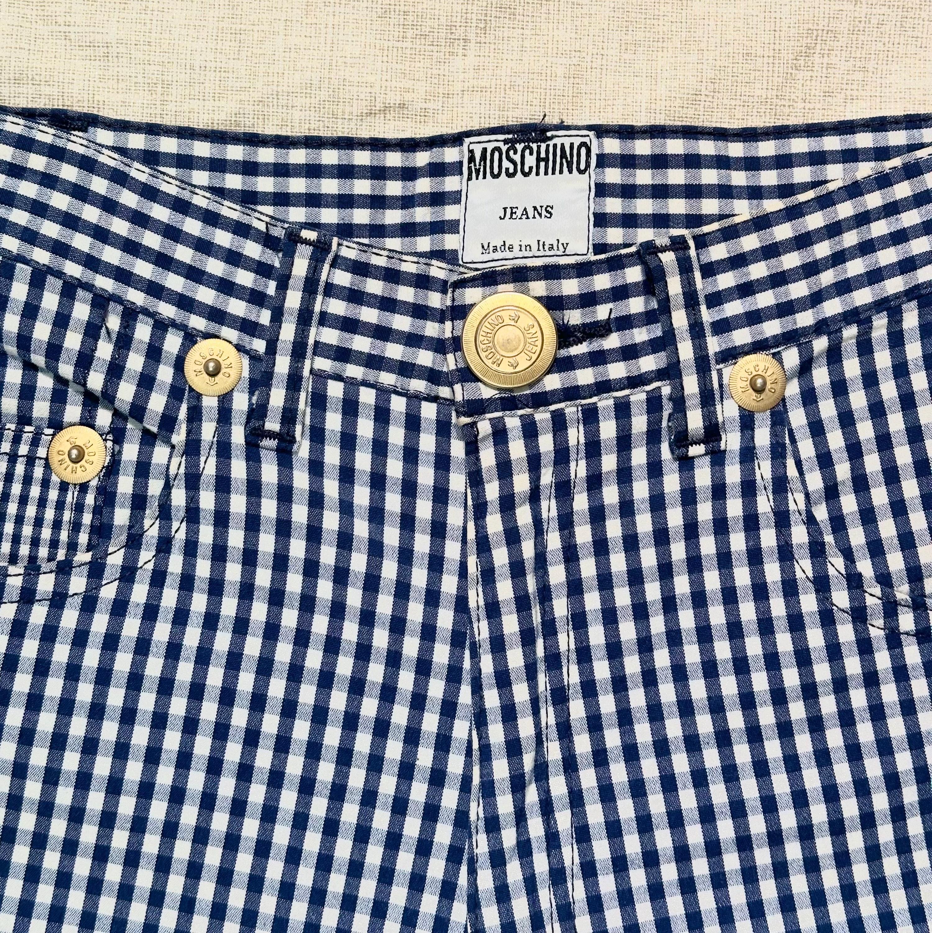 Moschino デニム・ジーパン ブルー系 Made In Italy MOSCHINO JEANS ストレート デニムパンツ | ブルー | FARFETCH JP