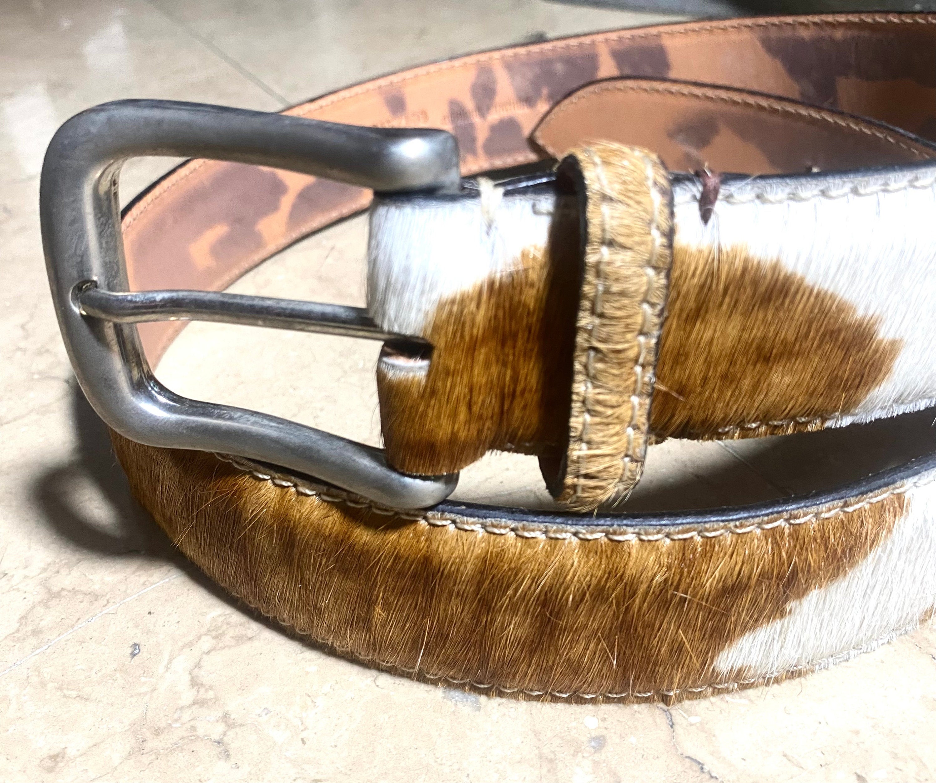 Men's Handmade Cowhide Leather Belt