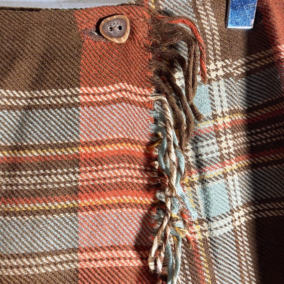 Ralph Lauren country fringed plaid tartan skirt, … - image 3