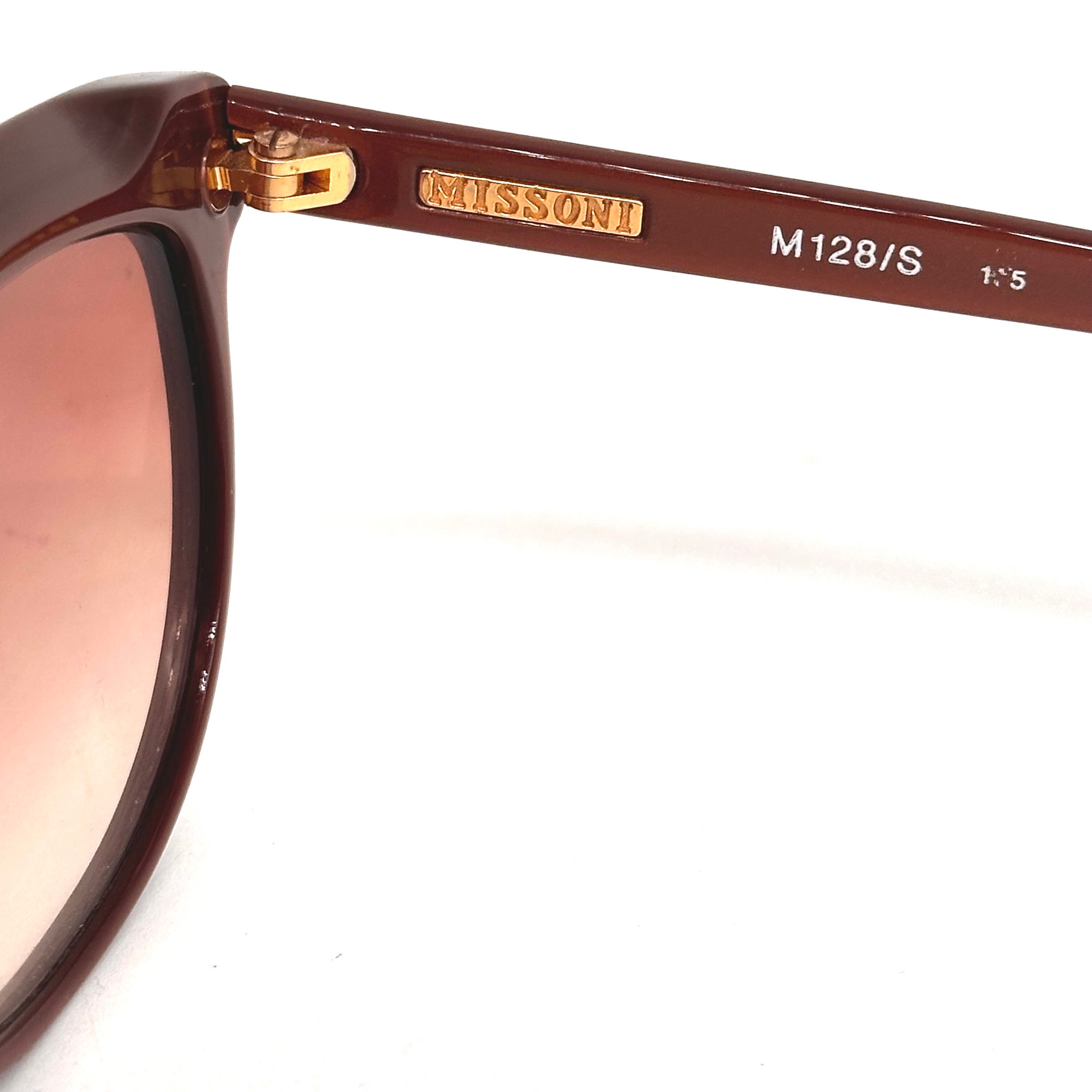 Missoni Sunglasses - Textured Brown Frame Missoni MM50008 Womens Sunglasses Brown Butterfly Oversized  main image 4