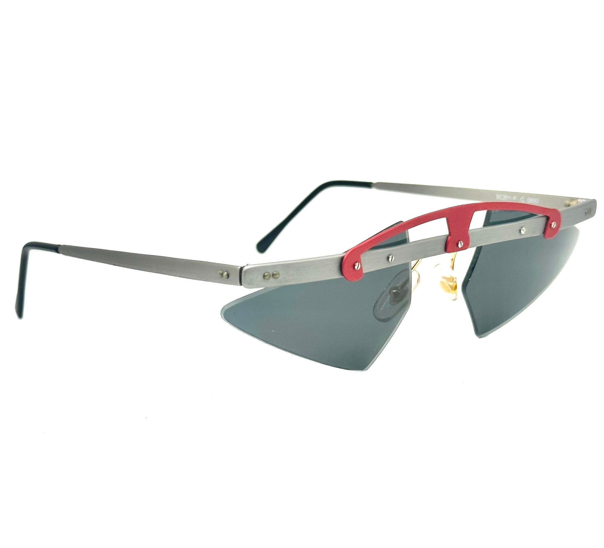 More & More Silver Metal Sunglasses