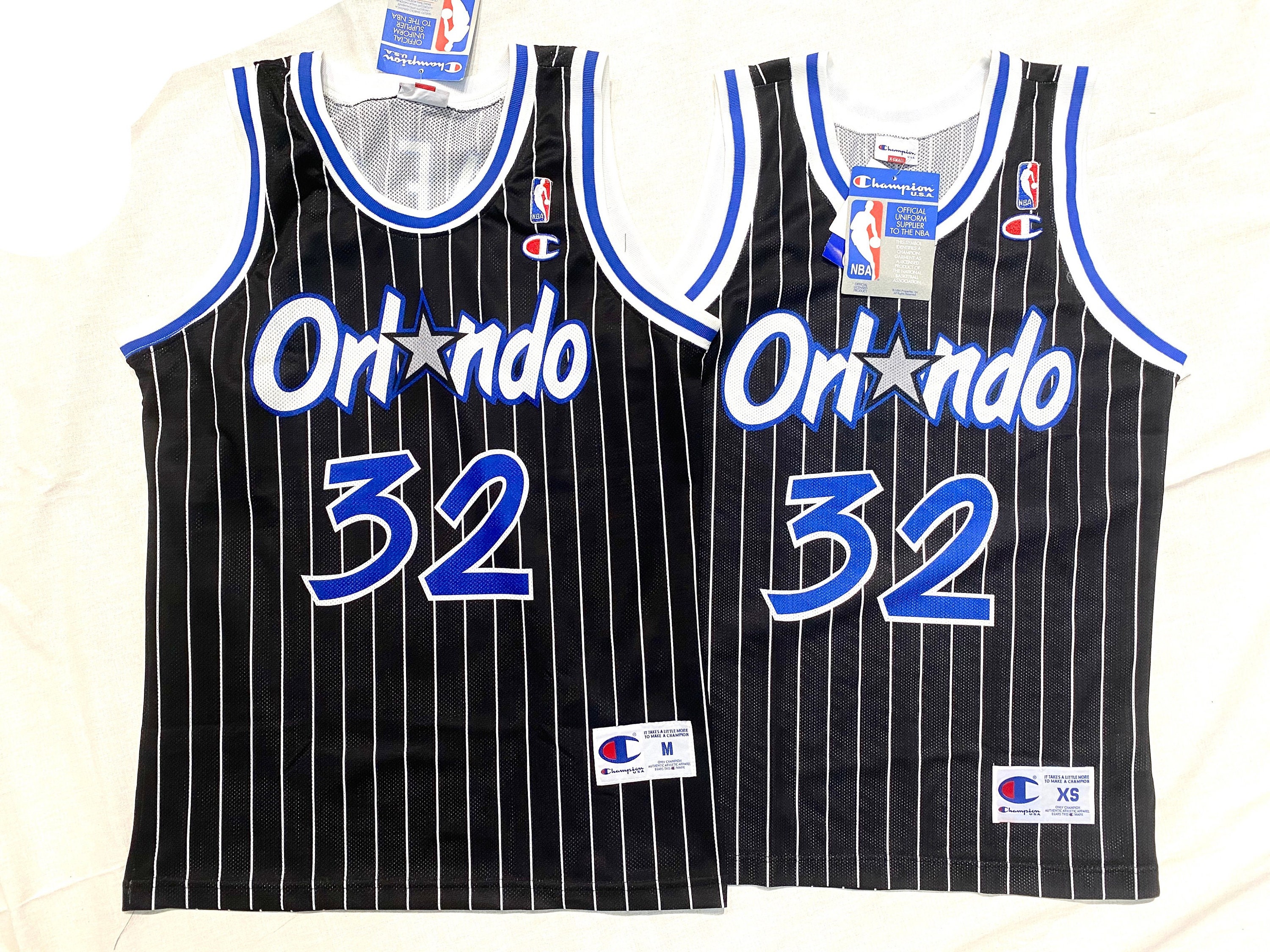 O'neal 32 Orlando Magic Champions NBA Jersey Disponibile Sz