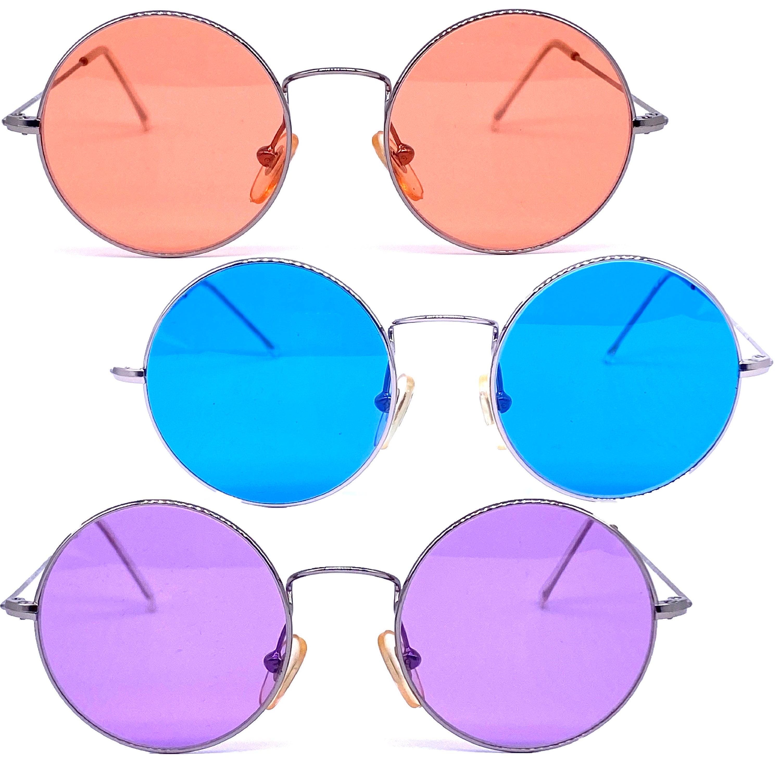 Occhiali John Lennon Stile Occhiali Da Sole Rotondi Stile John Lennon & Ozzy Osbourne - Look Hippy Anni '70 E '80 Per Un Tocco Di Eleganza Retrò Occhiali Ozzy Osbourne - Foto 13