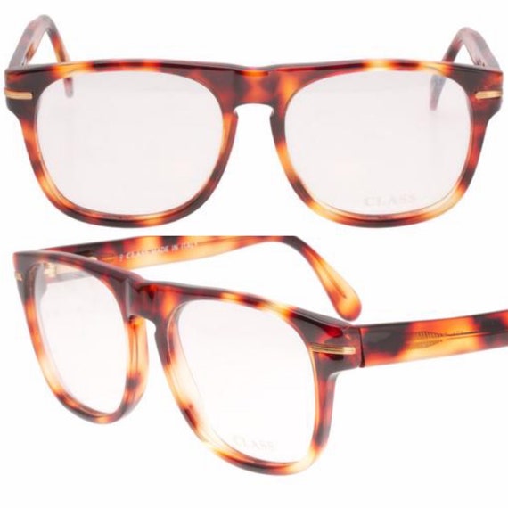 Montatura quadrata di classe geek tartaruga con p… - image 1