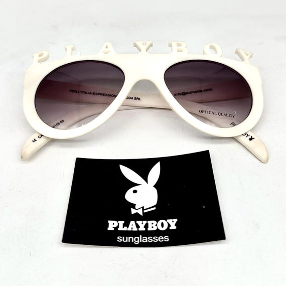 Playboy Rare Vintage Sunglasses Hard Rubber Frame With 3D