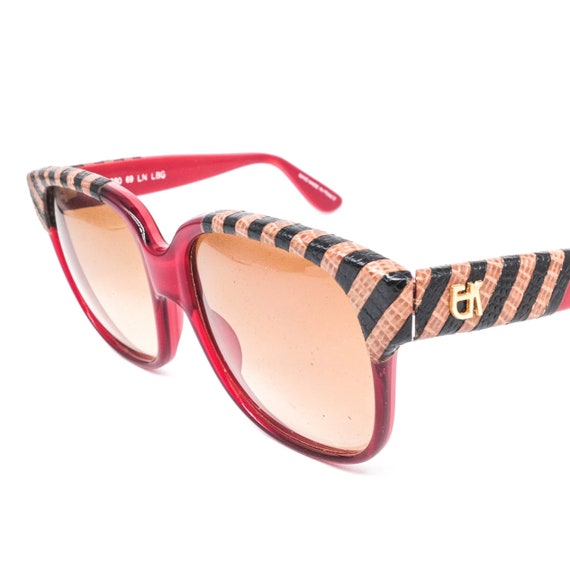 Emmanuelle Khanh 8880 69 Rare Iconic Sunglasses in Red  display picture 3