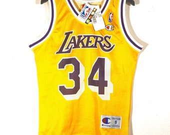 激レア Nike 黒タグ LAKERS O'NEAL 34オニール ユニフォーム Shaquille