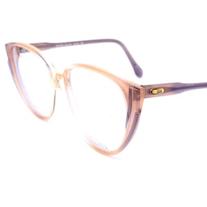 Cazal 134 multilayer oversized cateye frames, 1980s NOS W Germany
