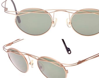 Karen Walker Space Bug Sunglasses Round Oversized Clear  display picture 3