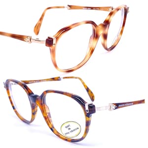 Paco Rabanne montature geek quadrate con dettagli steampunk, NOS 80 France