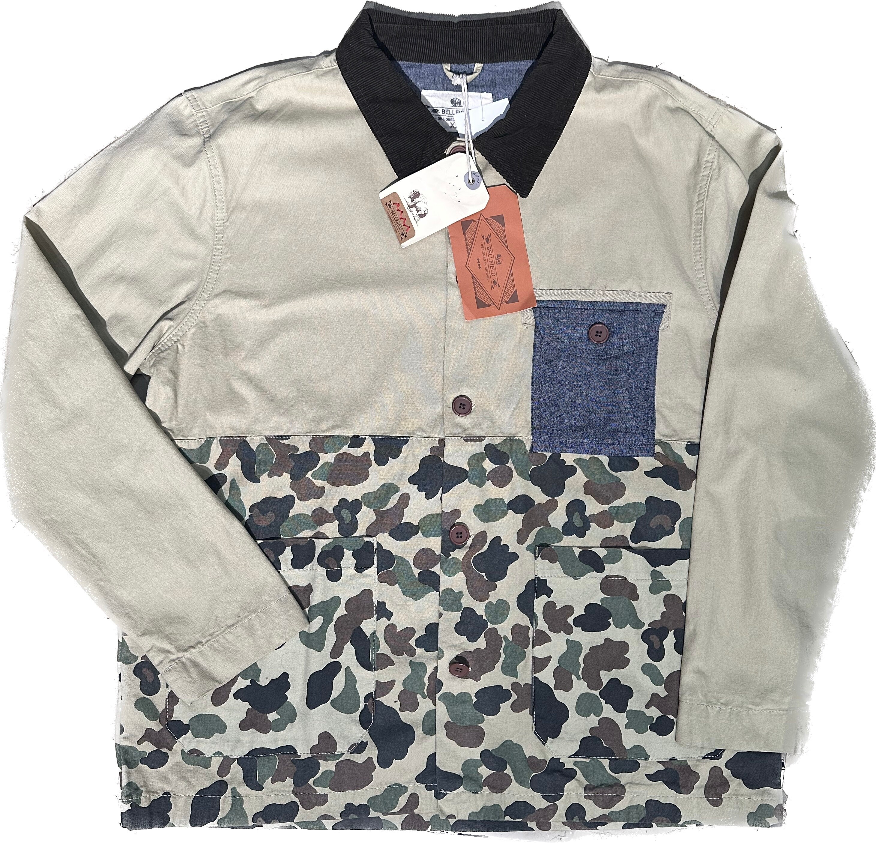 Bellfield Military Style Beige Camo Cotton Hunter Jacket BNWT Etsy Israel
