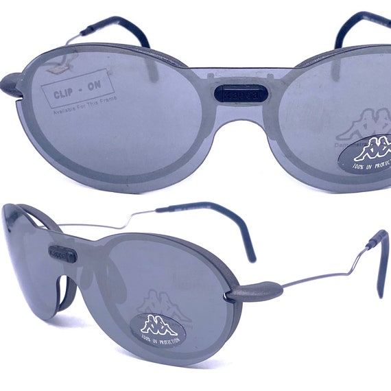 Kappa Gara1 Clip-on Sport Wrap Oval Sunglasses- Eyeglasses Frames