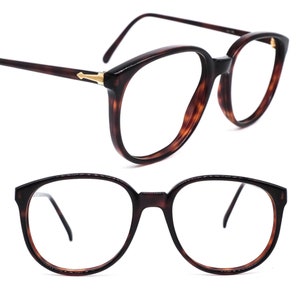 Persol Ratti tortoise pantos frames w golden metal arrow hinges, NOS 80s Italy