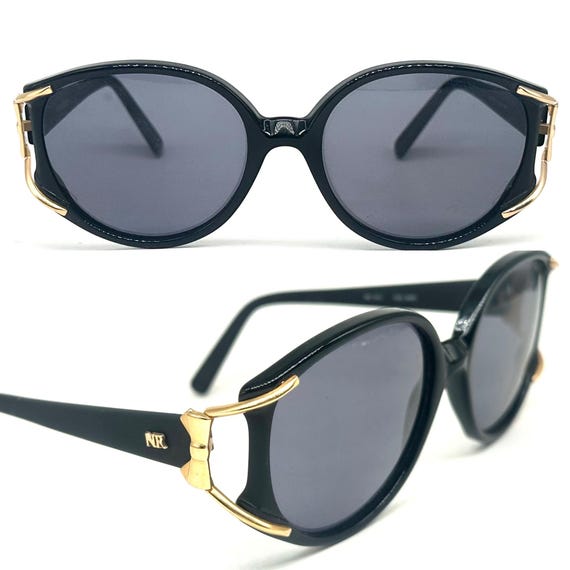Nina Ricci Classy Black Oversized Sunglasses W Golden  display picture 2