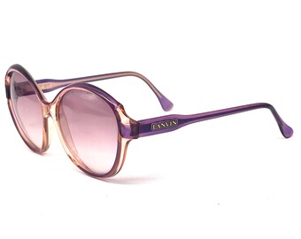Lanvin Paris SLB 16 147 Clear Purple Frame Luxury Oversize