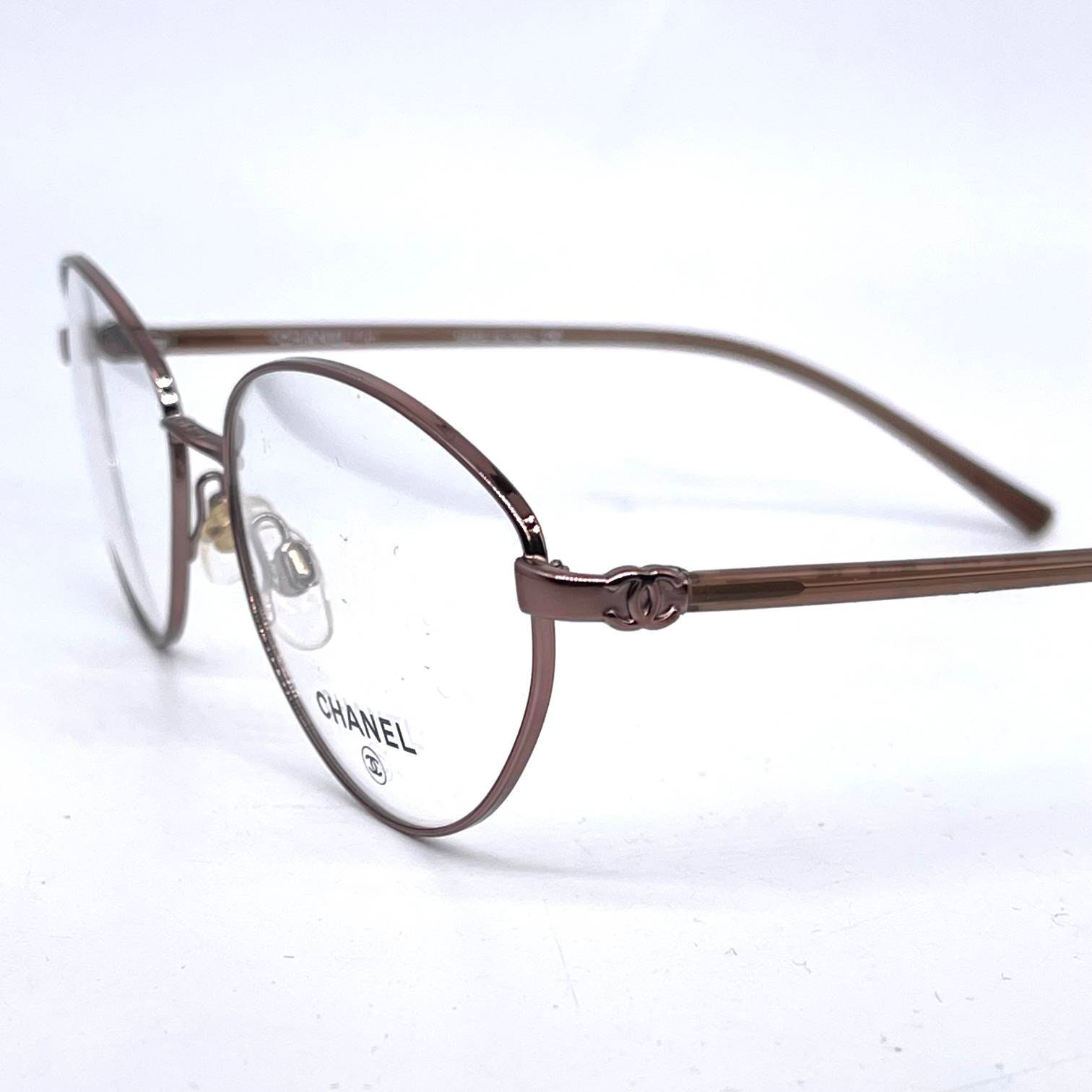 Eyeglasses Pilot Eyeglasses metal  calfskin  Fashion  CHANEL