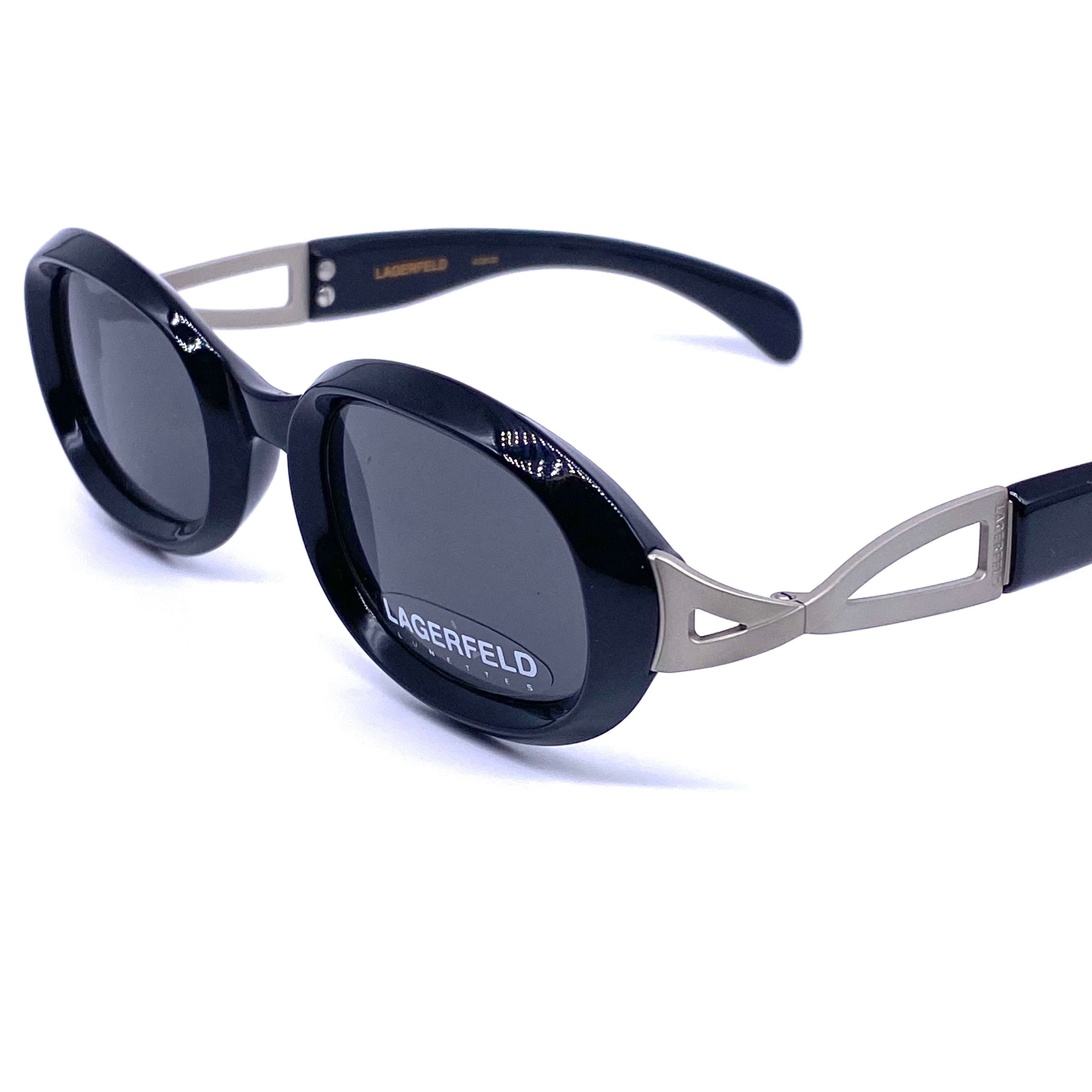 Karl Lagerfeld Paris Oval Sunglasses NEW Karl Lagerfeld Paris 58MM Oval Sunglasses Havana Brown w  main image 2