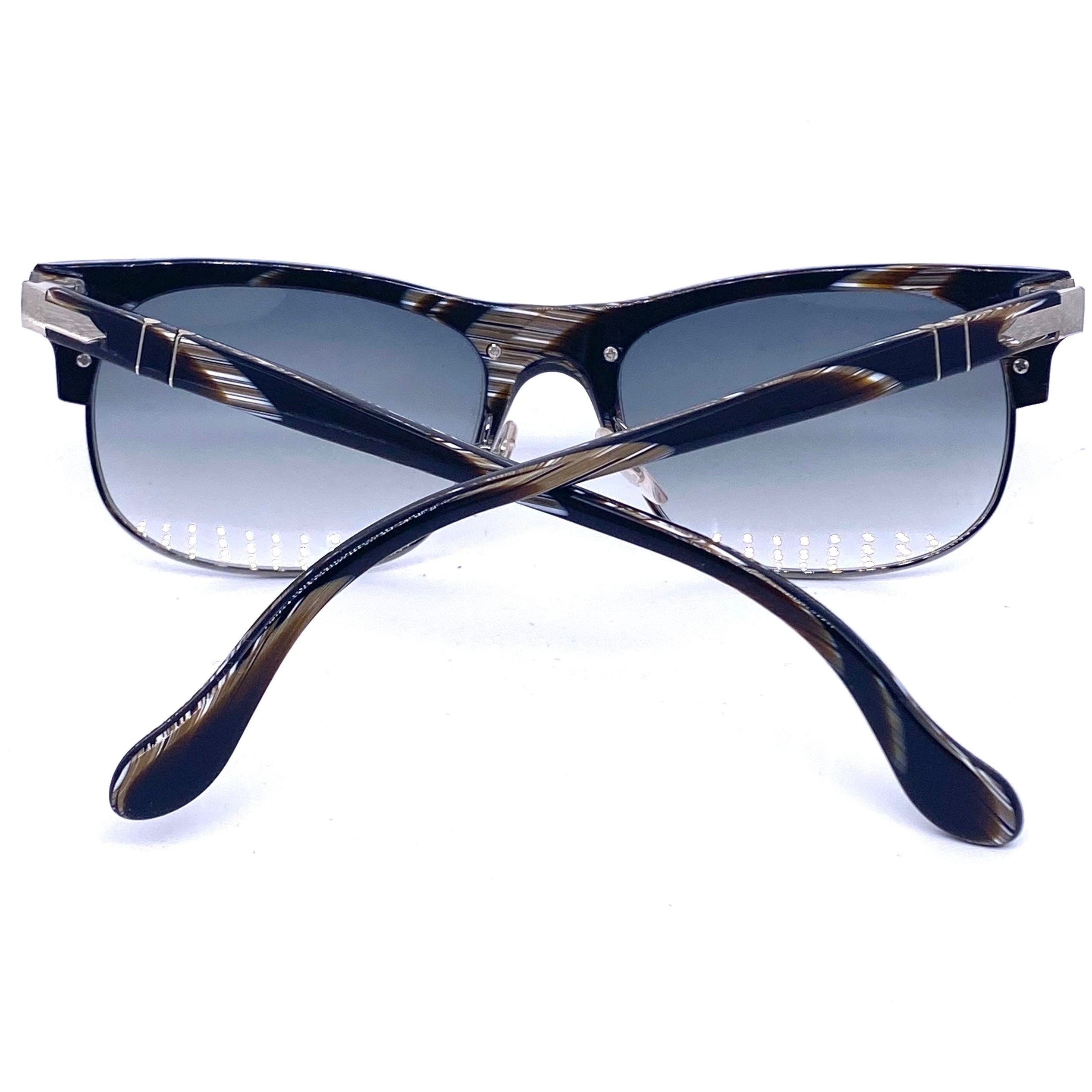 Persol Coolest Retro Buffalo Horn Textured Cello Square Persol Coolest Retro Buffalo Horn Textured Cello Square