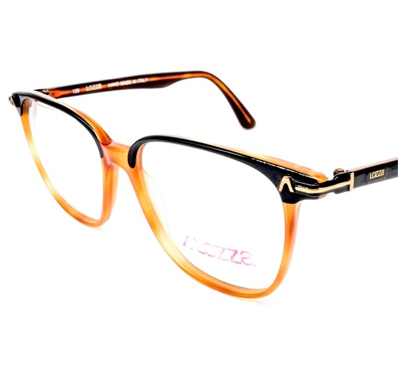 Lozza jazz brown/black  cellulose square eyeglass… - image 5