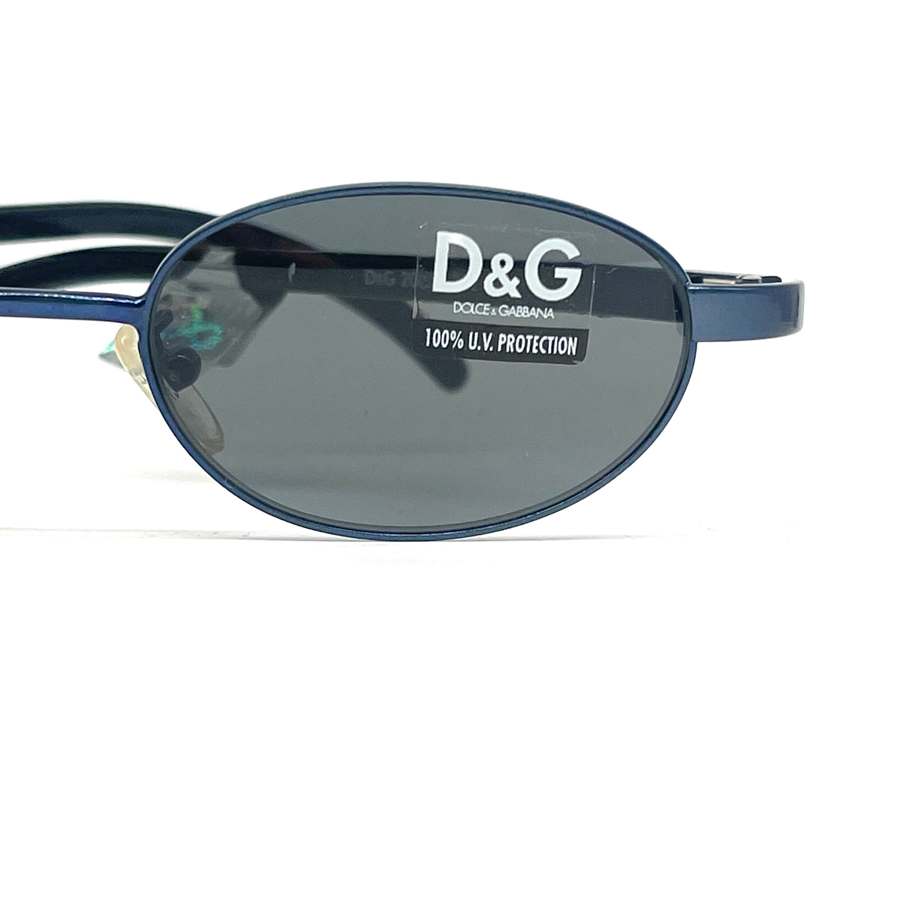 DOLCE&amp;GABBANA サングラス VINTAGE DOLCE & GABBANA DG 2033 OVERSIZED MONO LENS FRAME