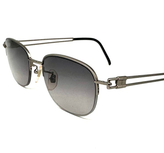 Yohji yamamoto 51-6110 square steampunk sunglasse… - image 2