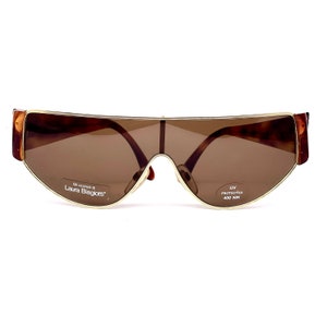 Laura Biagiotti T130/S vintage mask sunglasses made in Italy NOS 80s