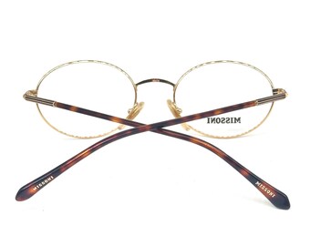 Missoni M388 Gold and Brown Tortoise With Stripe Details on  display picture 1
