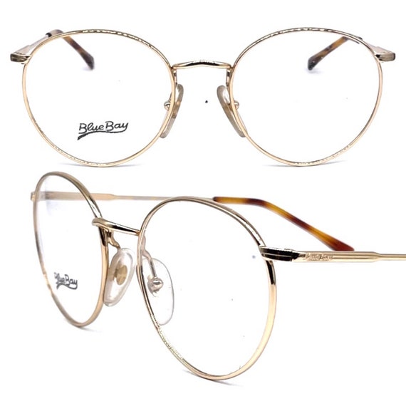 Blue Bay Classic Occhiali Vintage Tondi Con Aste Tartarugate