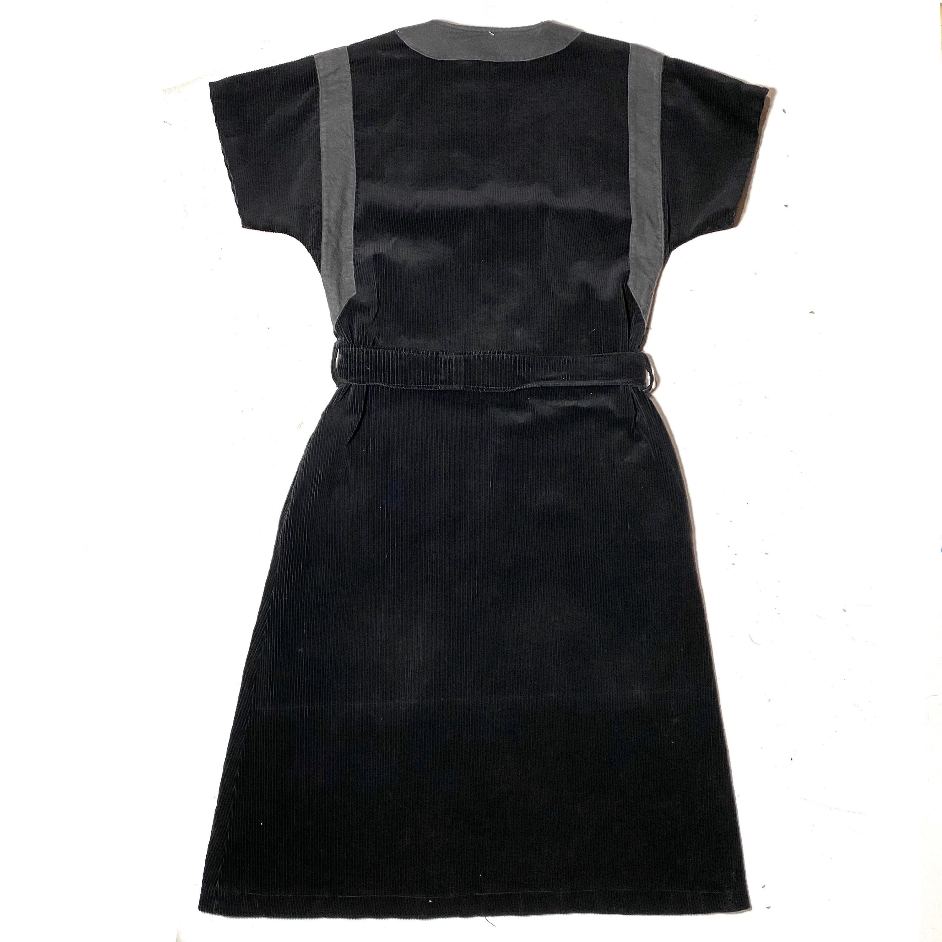 Vestido de pana negro hotsell