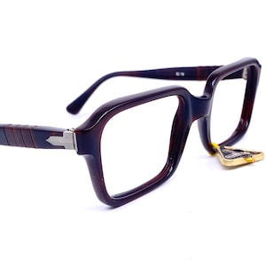Persol Ratti 5177N Classica montatura squadrata in celluloide made in Italy, anni &#39;60 NOS