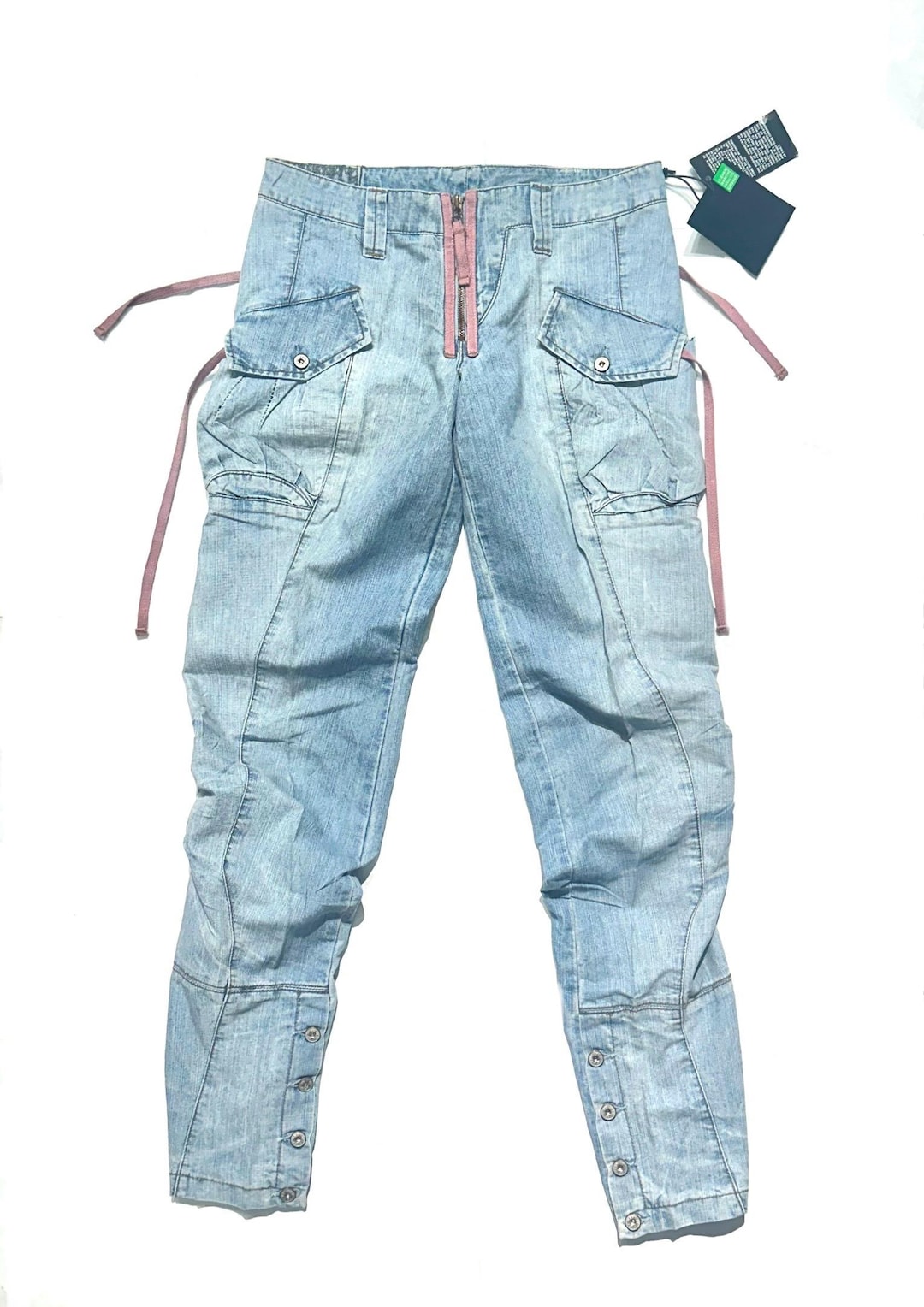 Marithe Francoise Girbaud Light Blue Girl Disruptive Jeans With