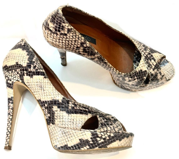 High heels snake print 2025