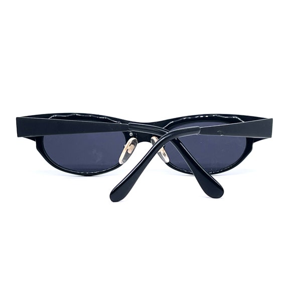 oblong metal sunglasses Hi Tek unusual unique HT-Slits - Hi Tek Webstore