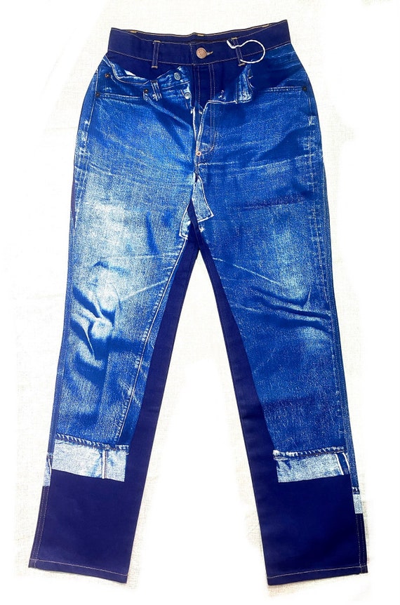 Jean Paul Gaultier Jean's 90s NOS Trompe L'oeil Conceptual Jean Paul Gaultier Jean's 90s NOS Trompe L'oeil Conceptual