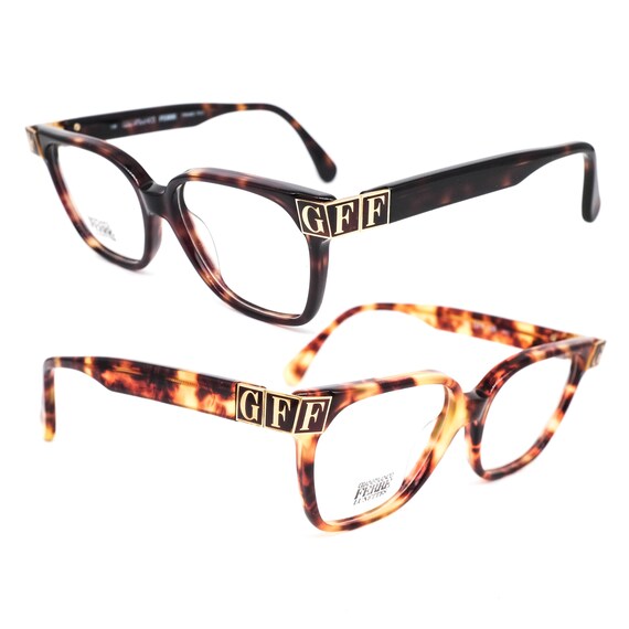 Gianfranco Ferré GFF105 square tortoise eyeglasse… - image 1