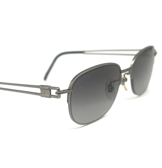 Yohji yamamoto 51-6110 square steampunk sunglasse… - image 8