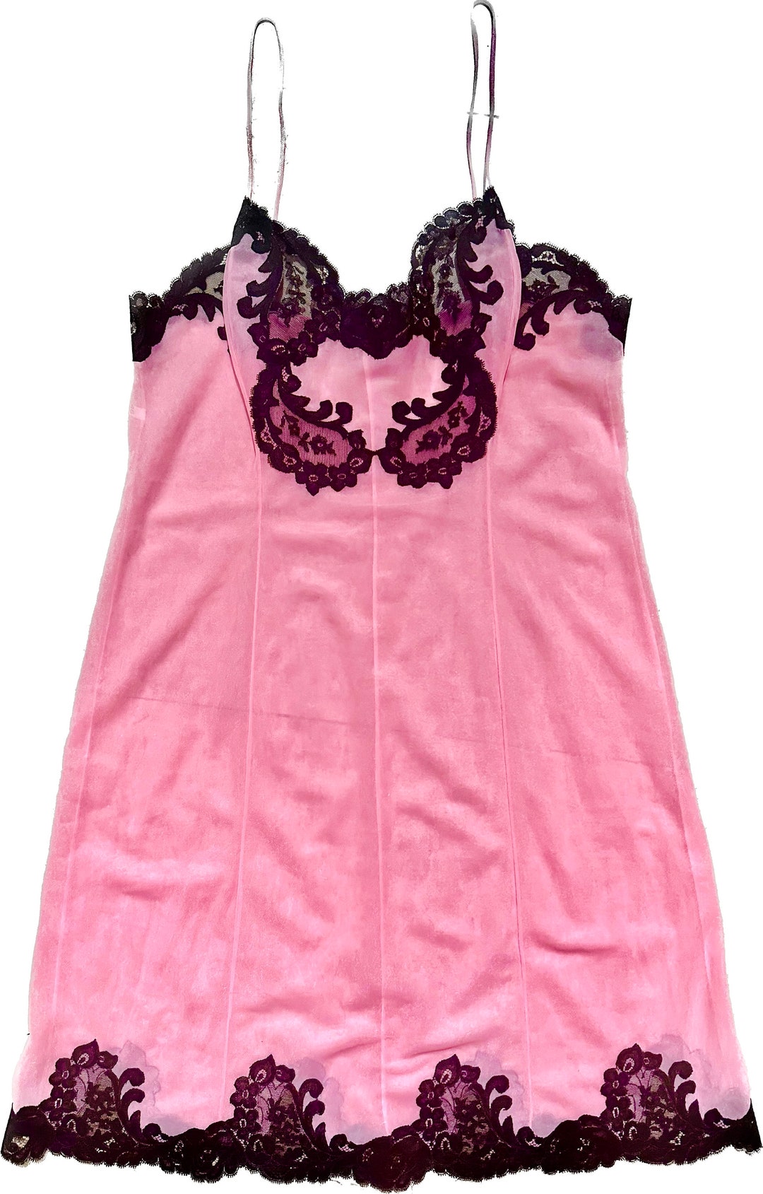 sottoveste decorativa con motivo a dalia rosa