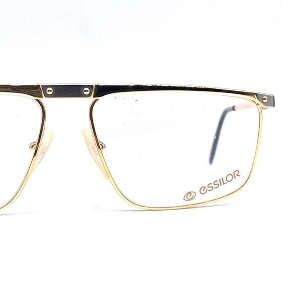 Essilor cool square flat top silver-golden metal … - image 4