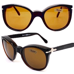 Iconici occhiali da sole Persol Ratti Solecchio tartarugati p3 realizzati a mano in Italia negli anni &#39;80