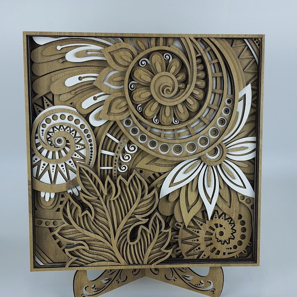 Layered Wood Art Etsy