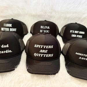 Pack de roulettes pour casquettes de camionneur - parfait pour les voyages entre filles ou les enterrements de vie de garçon ou de jeune fille ! - des casquettes de camionneur amusantes